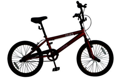 Vibe Scar 20 Inch BMX Bike - Unisex